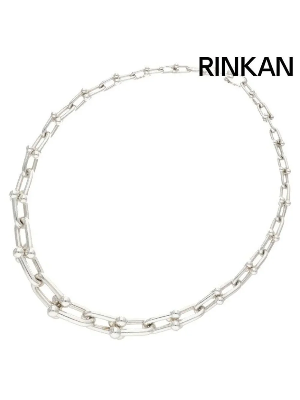 Tiffany & Co Graduated Link Silver Necklace